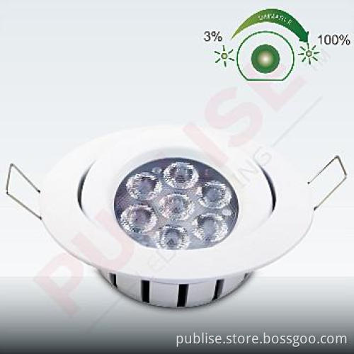 Patented dimmable g Cabinet Lamp 8W  with 7 CREE XTE Rotatable